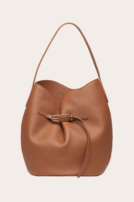 Belted Bucket Bag Large, Pastry