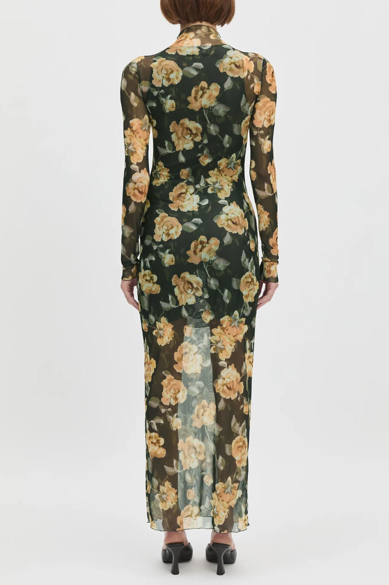 The Sheer Fantasy Dress, Golden Flowerbed