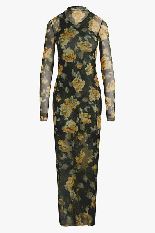 The Sheer Fantasy Dress, Golden Flowerbed