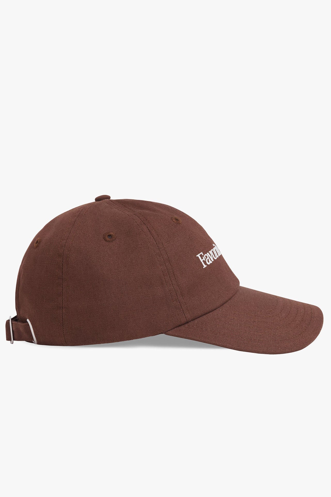 Classic Logo Baseball Hat, Brown/White