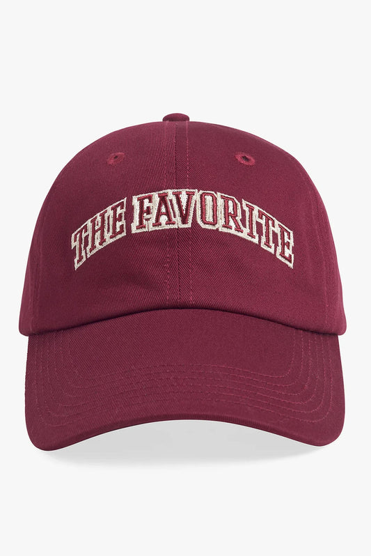 The Favorite Baseball Cap, Burgundy