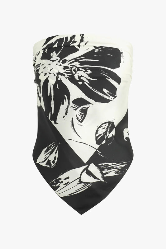 The Vintage Floral Silk Square