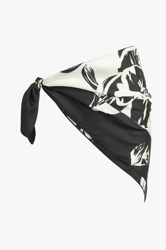 The Vintage Floral Silk Square