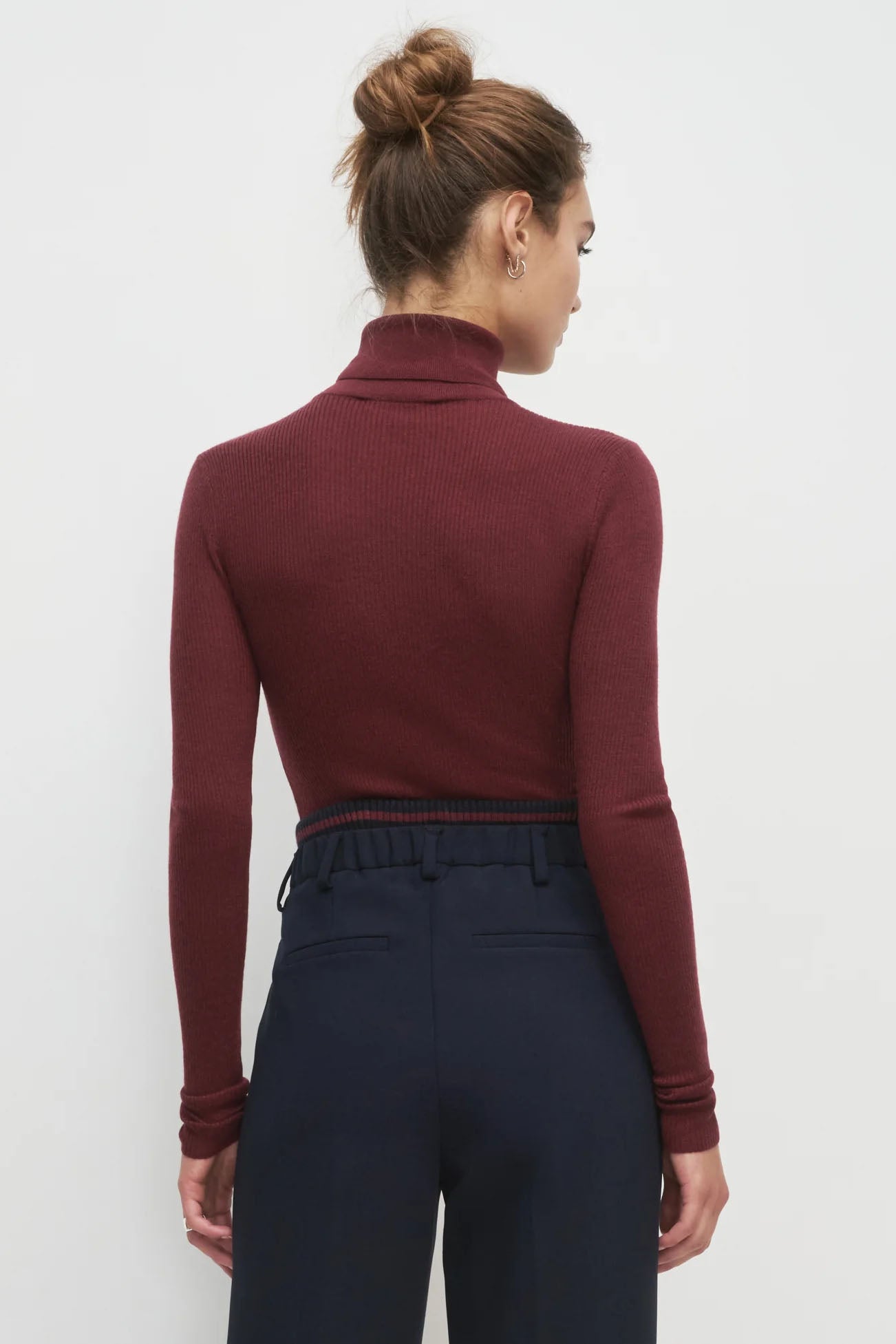 The Amelia Long Sleeve Top, Vino