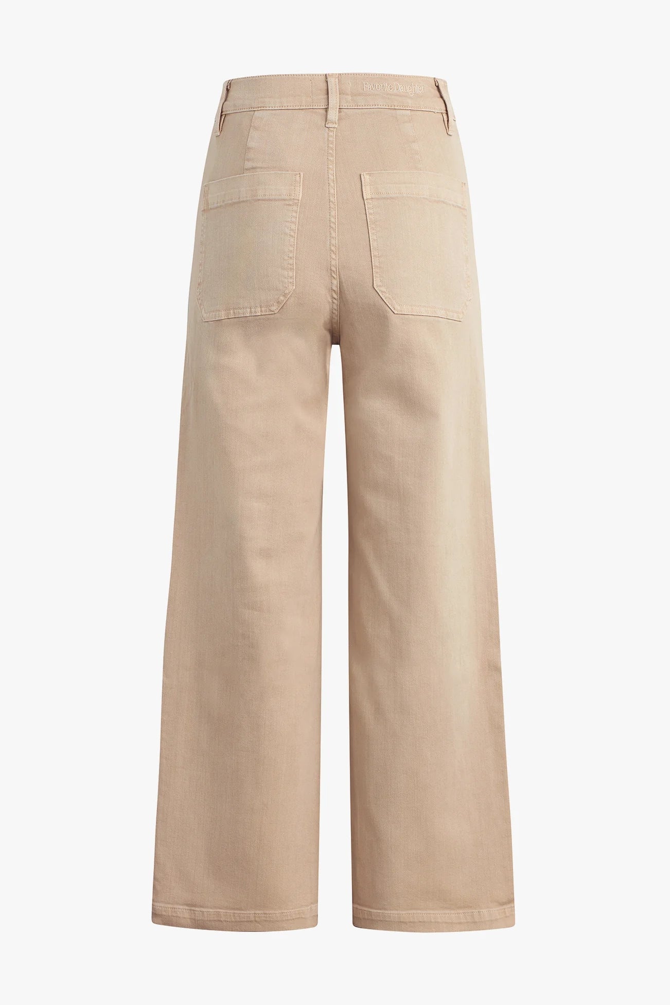 The Mischa Super High Rise Wideleg Ankle, French Oak