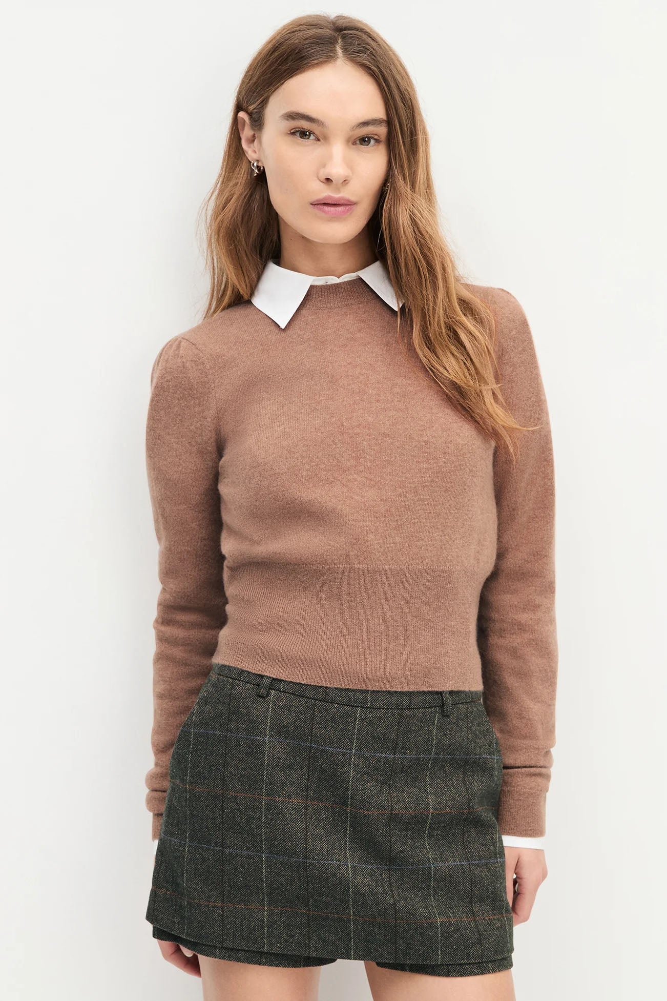 The Elena Long Sleeve Top, Mocha