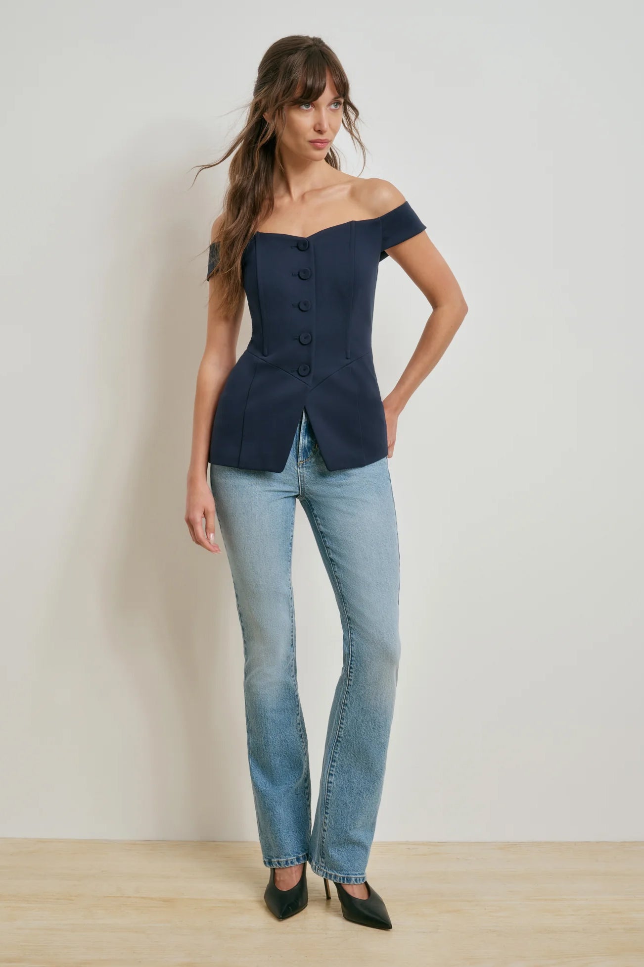 The One That I Want Top, Navy