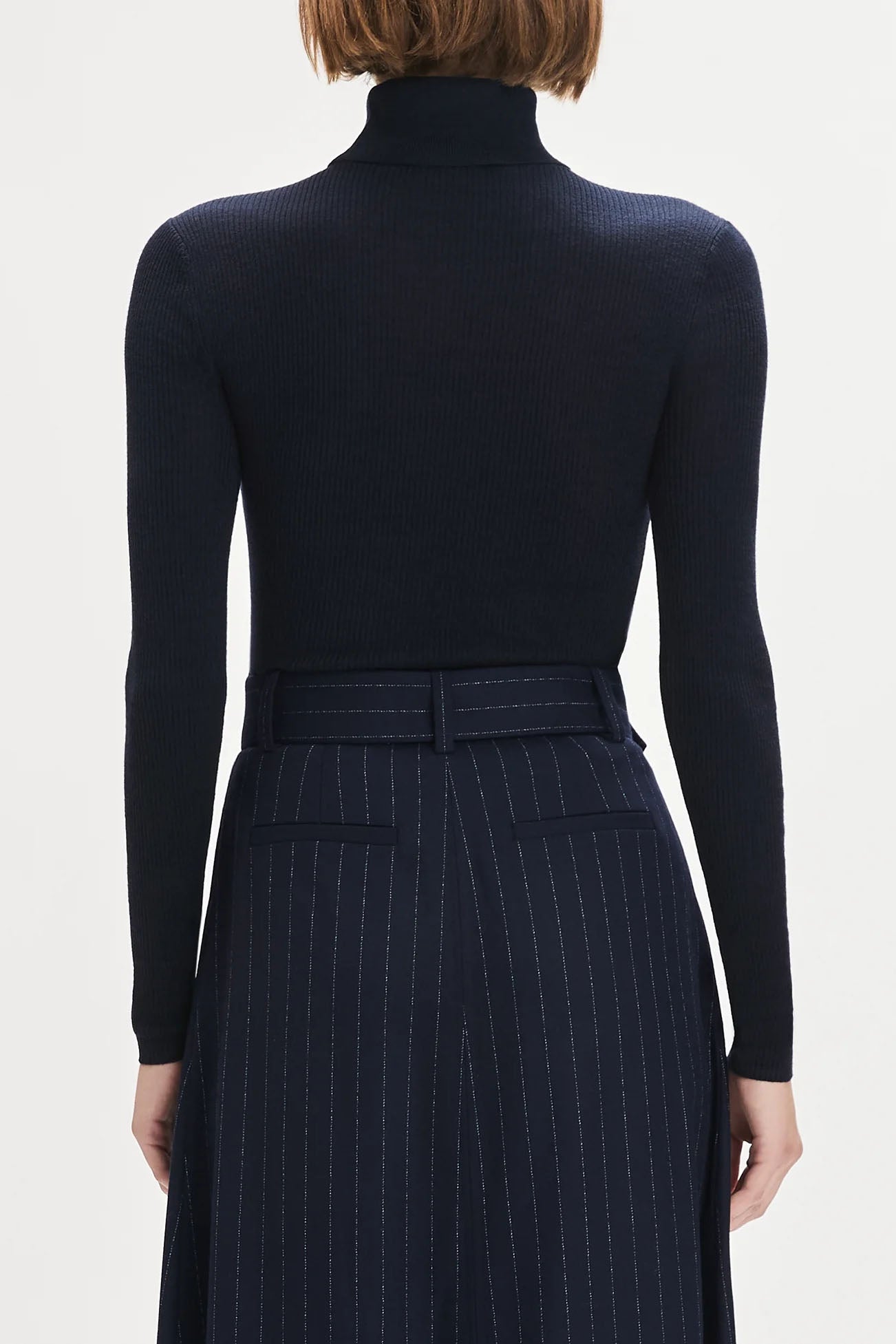 Amelia Long Sleeve Top, Navy