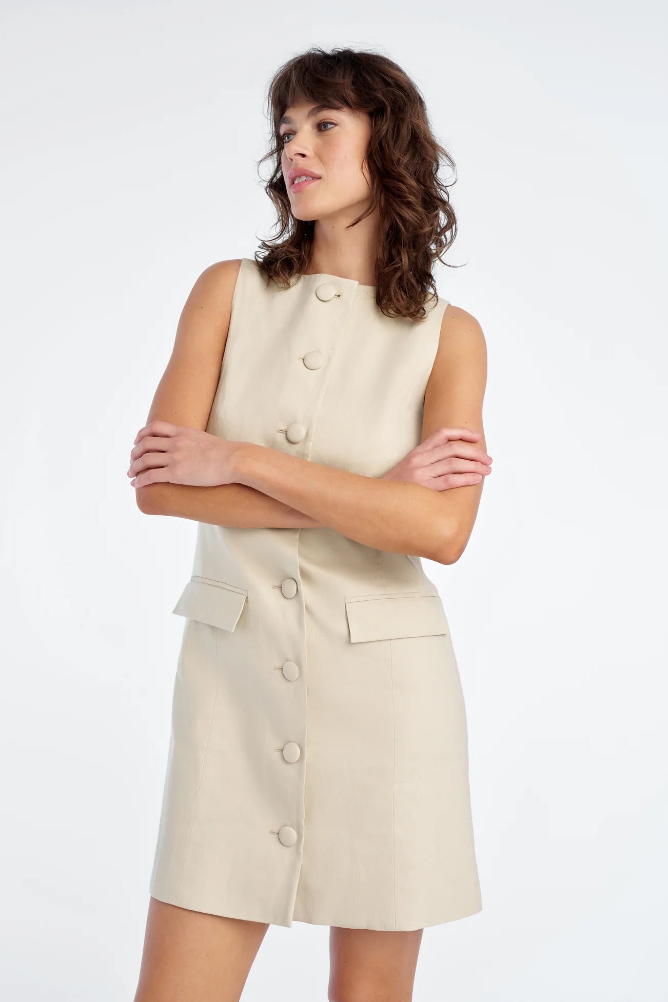 The Cece Linen Dress