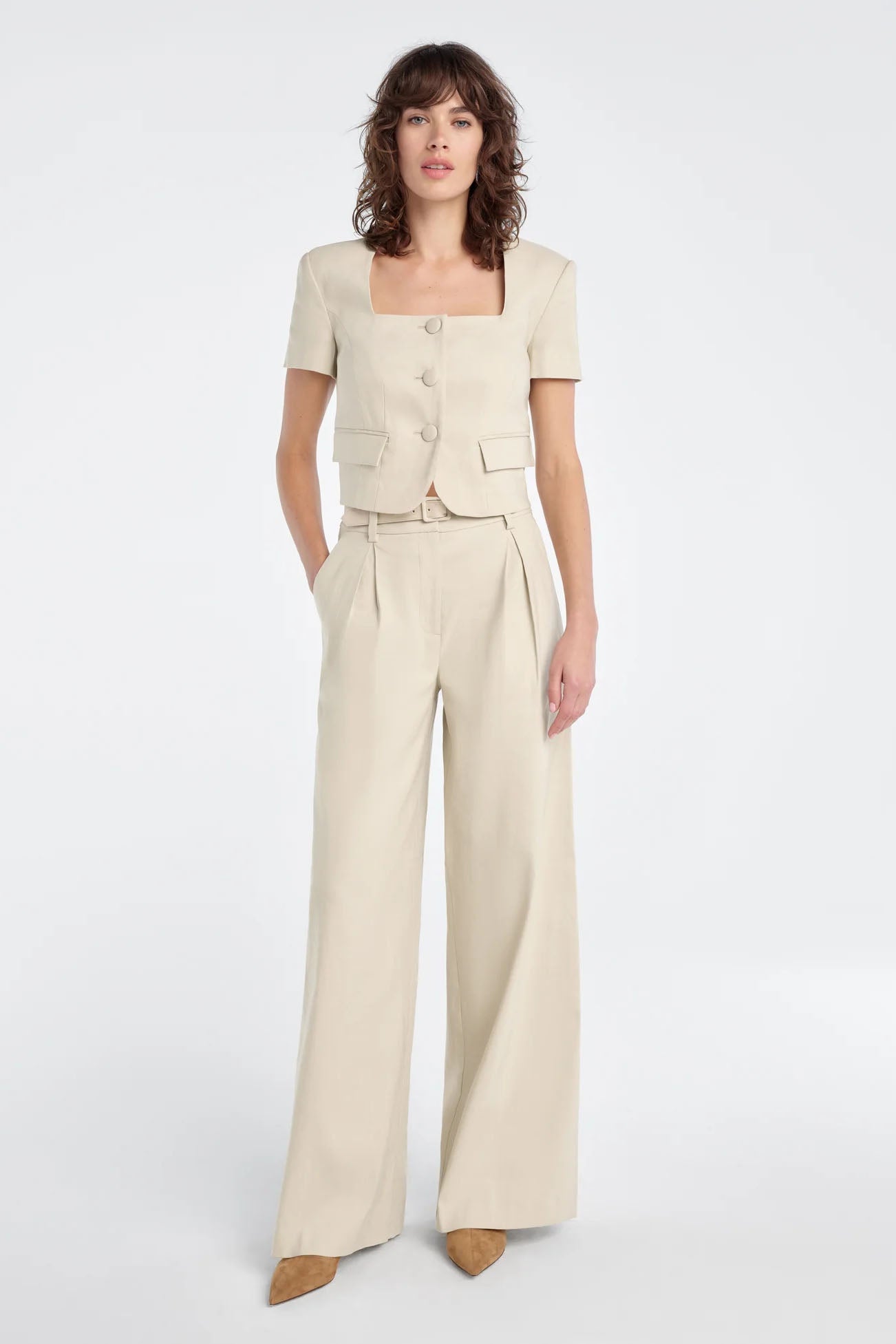 The Mayfair Linen Top