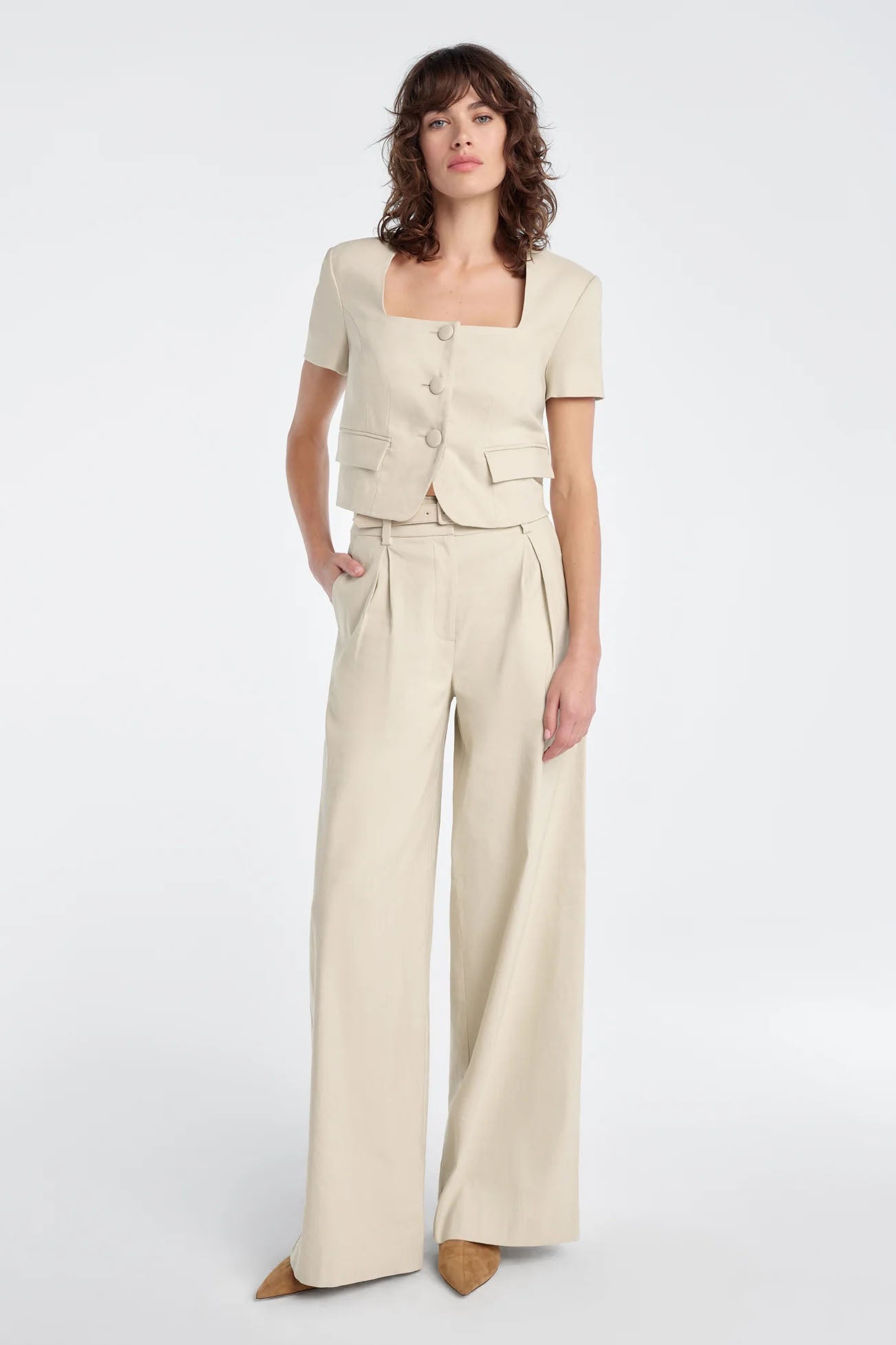 The Mayfair Linen Top