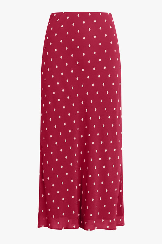 The Jojo Skirt, Raspberry/Ivory