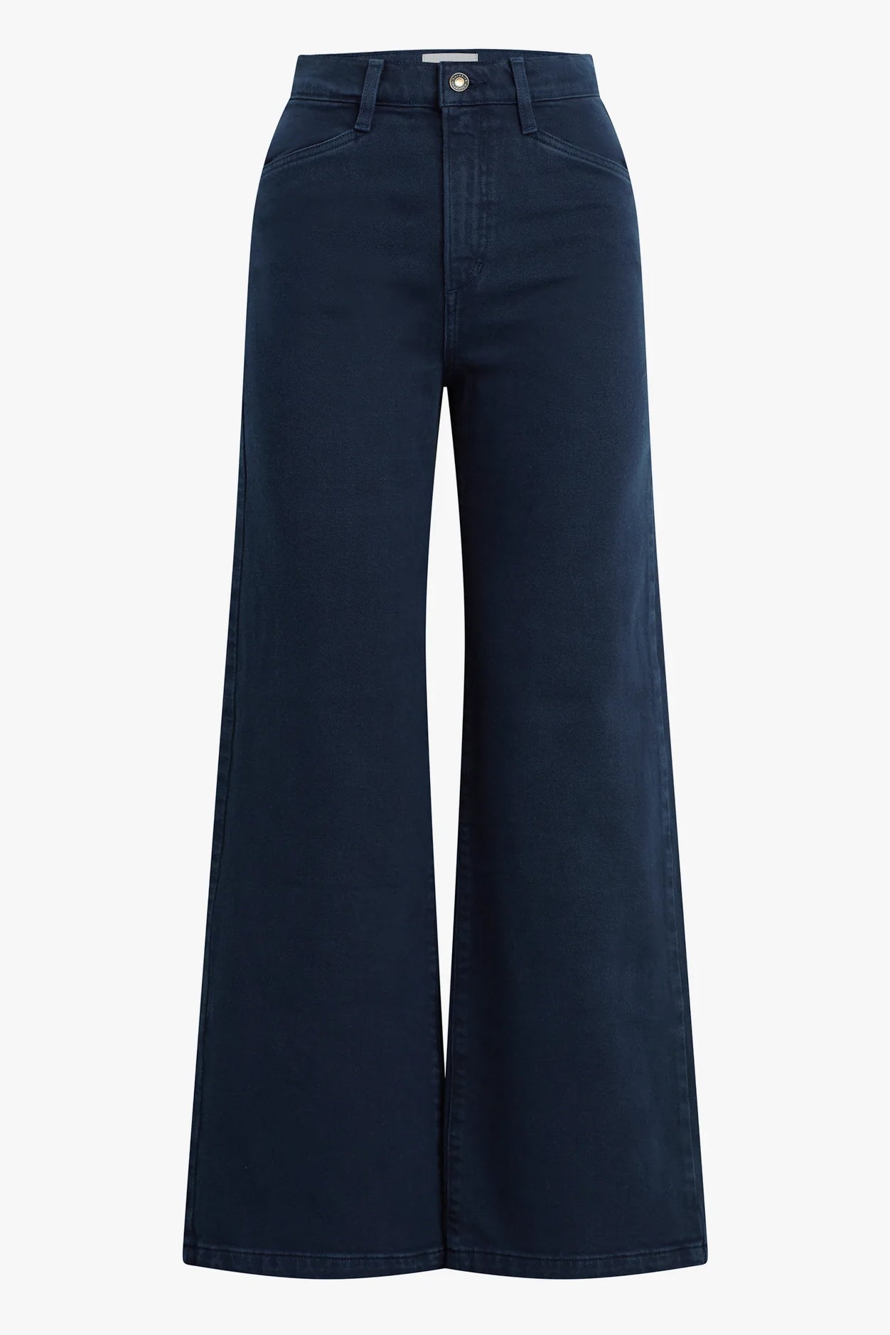 The Mischa Super High Rise Wideleg Ankle, Navy