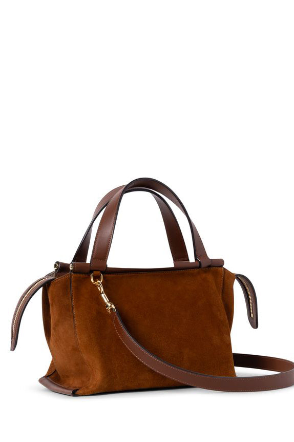 Ida Bag, Tan Suede
