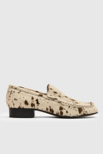 Rivello Mandorla Printed Mini Cow Loafer