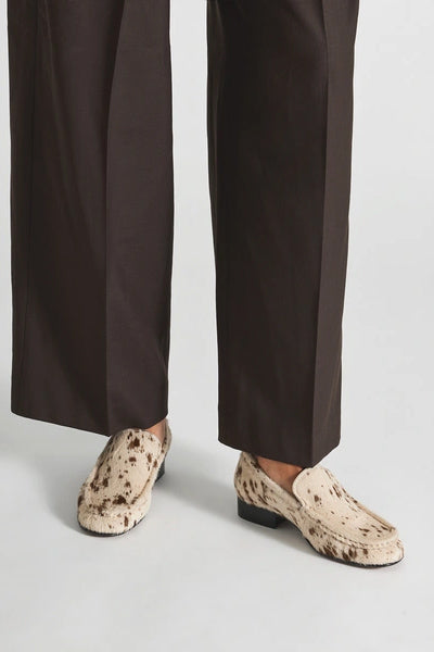 Rivello Mandorla Printed Mini Cow Loafer