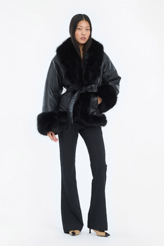 Bonded Leather Jacket