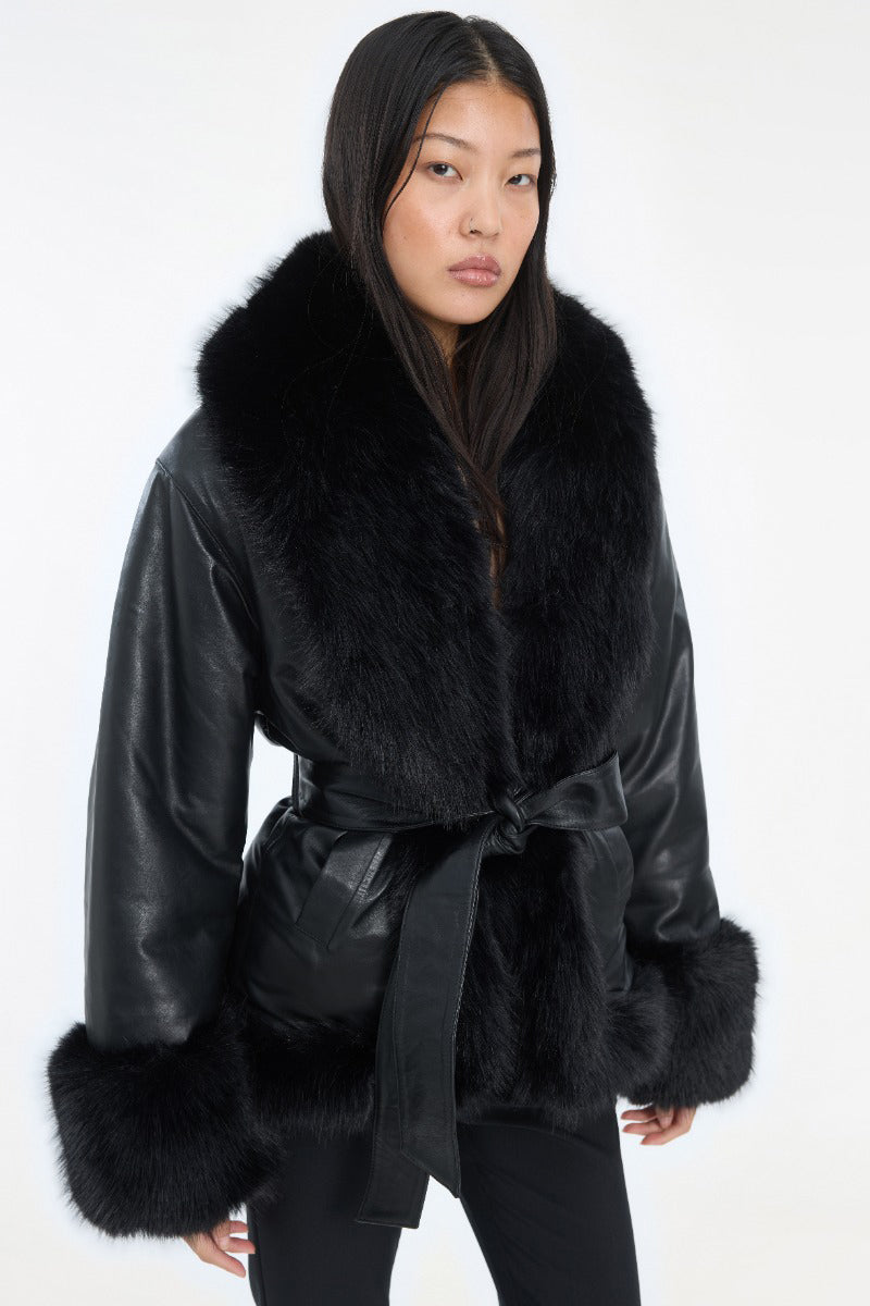 Bonded Leather Jacket