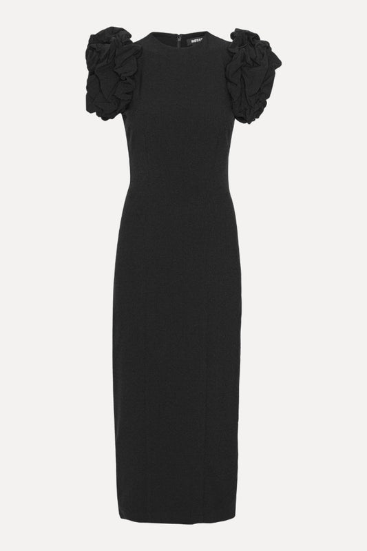 Midi Puff Sleeve Dress