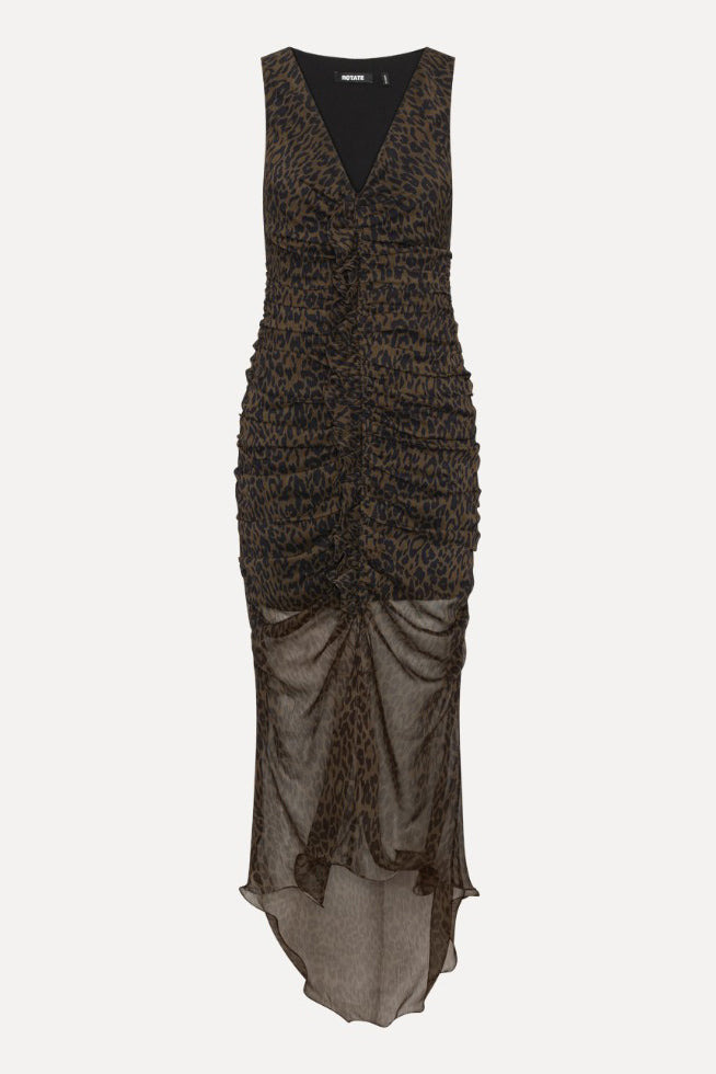 Ruched Midi Dress