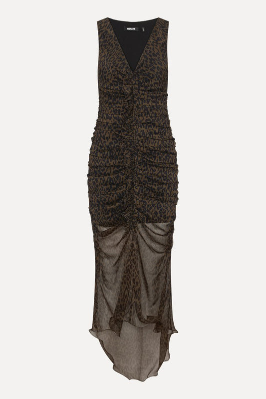 Ruched Midi Dress