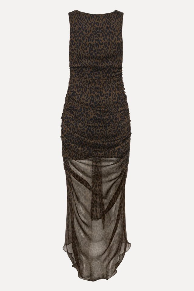 Ruched Midi Dress