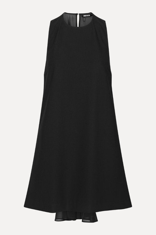 Crepe Mini A-Line Dress