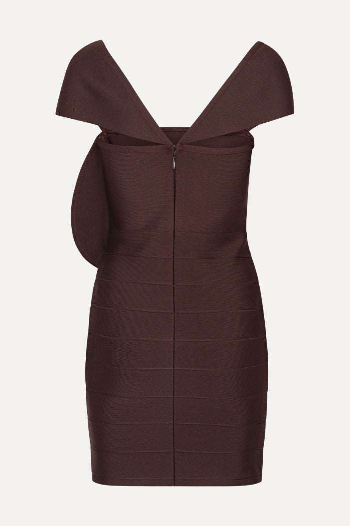 Rose Cap Sleeve Mini Dress