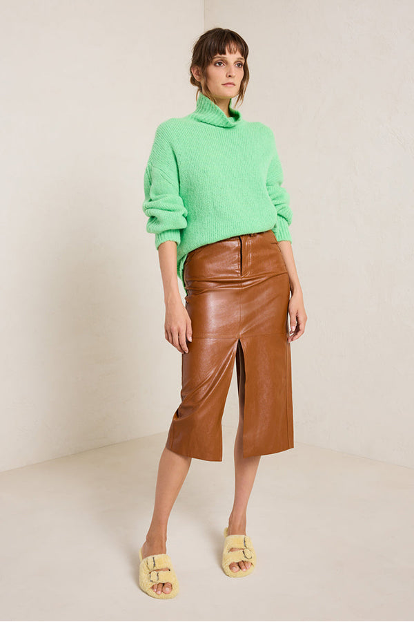 Alden Vegan Leather Skirt