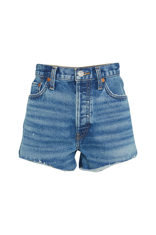 70's High Rise Short, Arroyo Blue