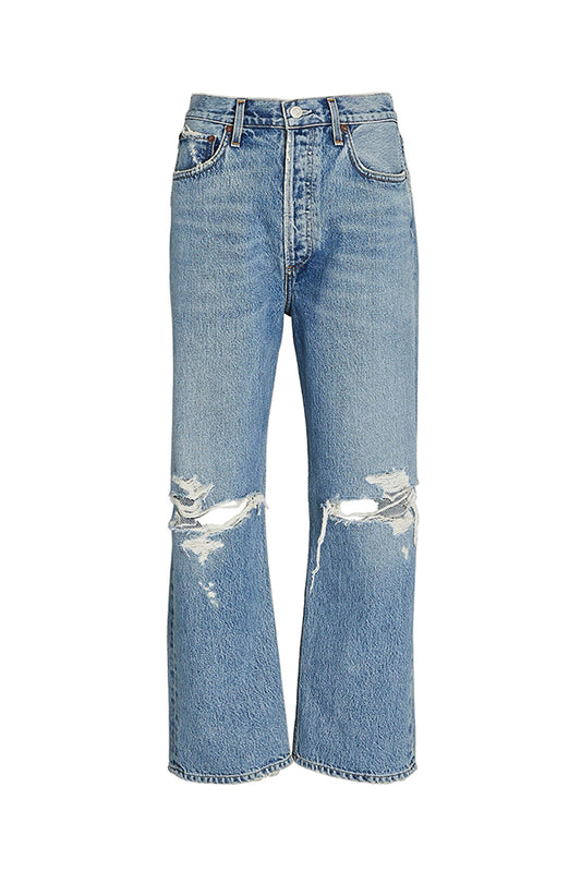 90's Crop Mid Rise Loose, Suspend