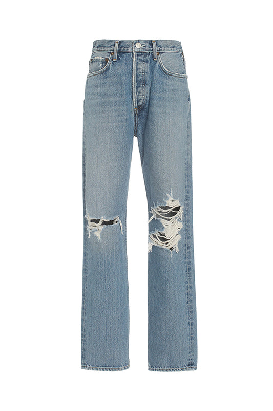 90's Crop Mid Rise Loose Fit, Fall Out