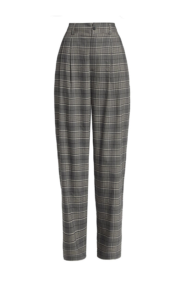 Carrie Pant, Grey Plaid